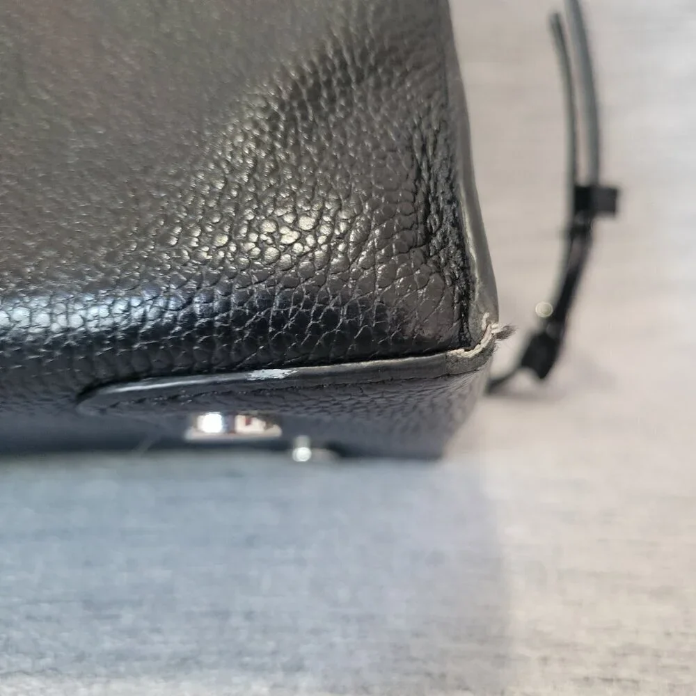 Michael Kors Mercer Grommeted Pebbled Leather Tote Bag